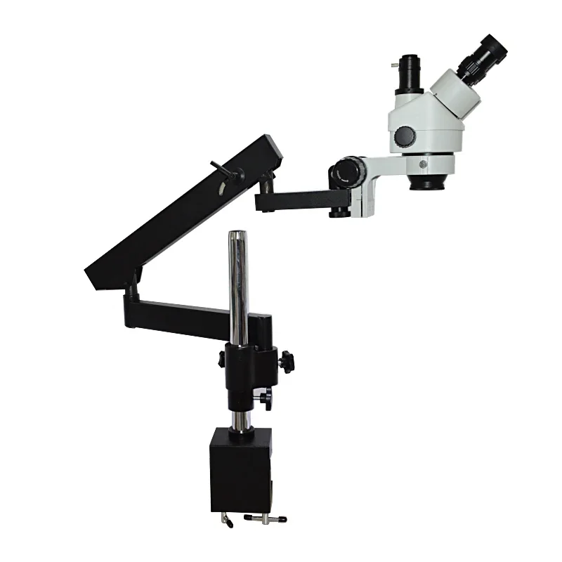 Microscope Boom Stand Articulating - フレキシブル可動式アーム大型移動ブームスタンド三眼実体顕微鏡修理用ペット手術用HOT SALES