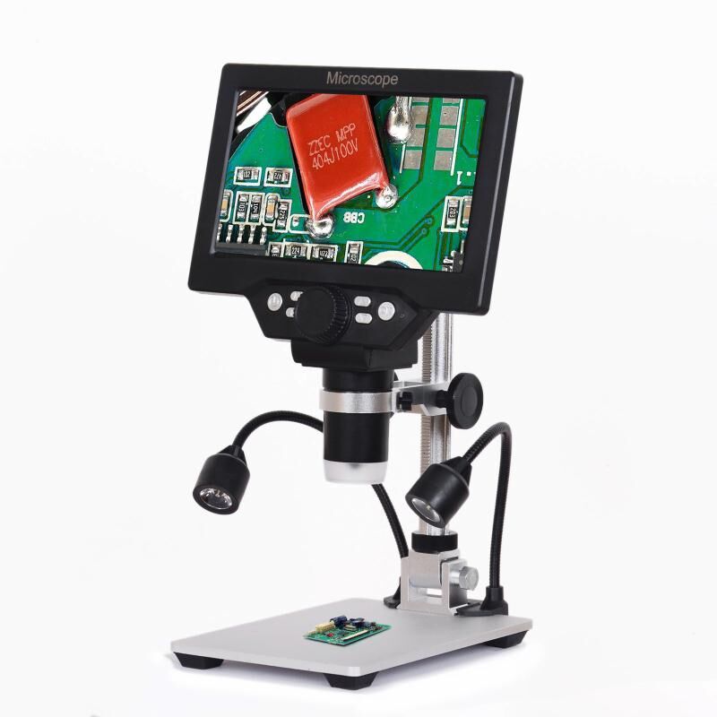 Digital Microscope With Screen 7 Inch - G1200D デジタル電子顕微鏡 12MP 7 インチ大型カラースクリーン内蔵リチウム電池 1-1200X