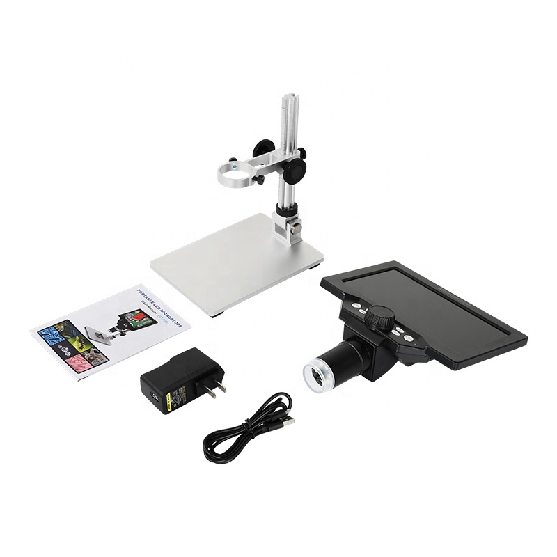 Digital Microscope With Screen 7 Inch - 液晶画面付きの7インチデジタル顕微鏡（BM-DM52）。携帯電話の修理に最適。