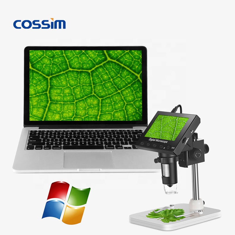 Usb Microscope 1000X Digital - 1000倍拡大鏡 2MP ポータブル 4.3インチ LCD デジタルUSB顕微鏡