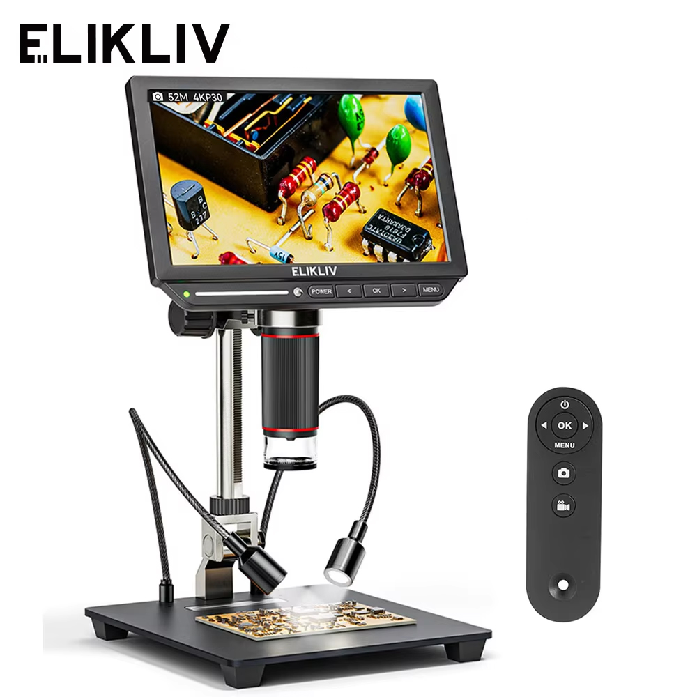 Digital Microscope 4K Hdmi 2000X - Elikliv EM4K 4K HDMI デジタル顕微鏡 エレクトロニクス用