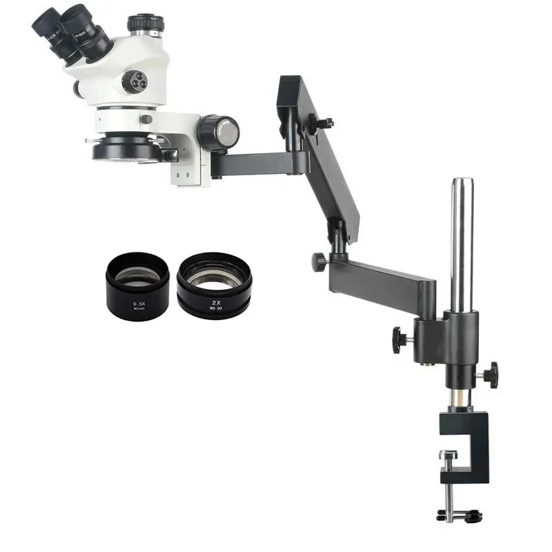 Microscope Boom Stand Articulating - 2026年新型 3.5X-100X フレキシブル関節式アーム 大型可動ブームスタンド 三眼実体顕微鏡