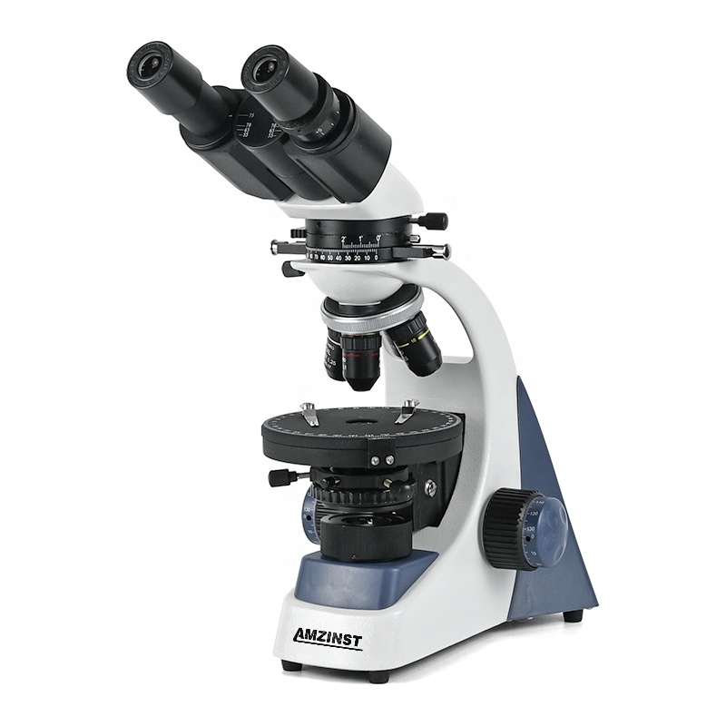 Polarizing Microscope Binocular - 安価な実験室用APM-10B WF10X/18mm双眼偏光顕微鏡（岩石・薄片分析用）