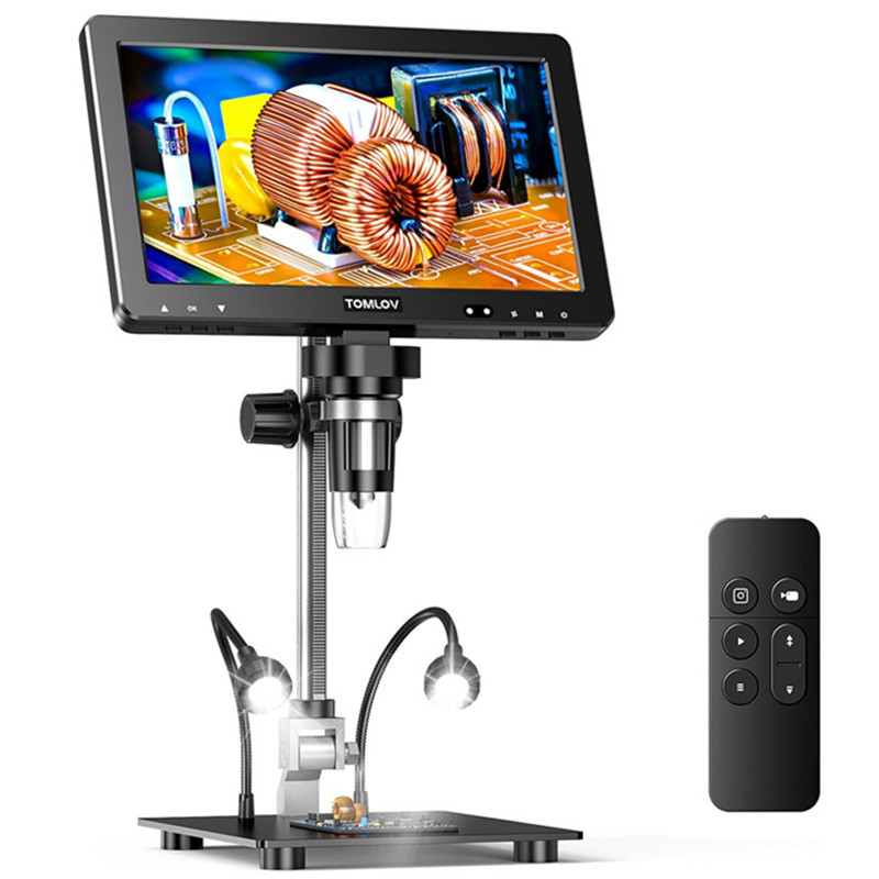 TOMLOV-DM9MAX 10' HDMI デジタル顕微鏡 - Polarizing Microscope Binocular のレビューと価格