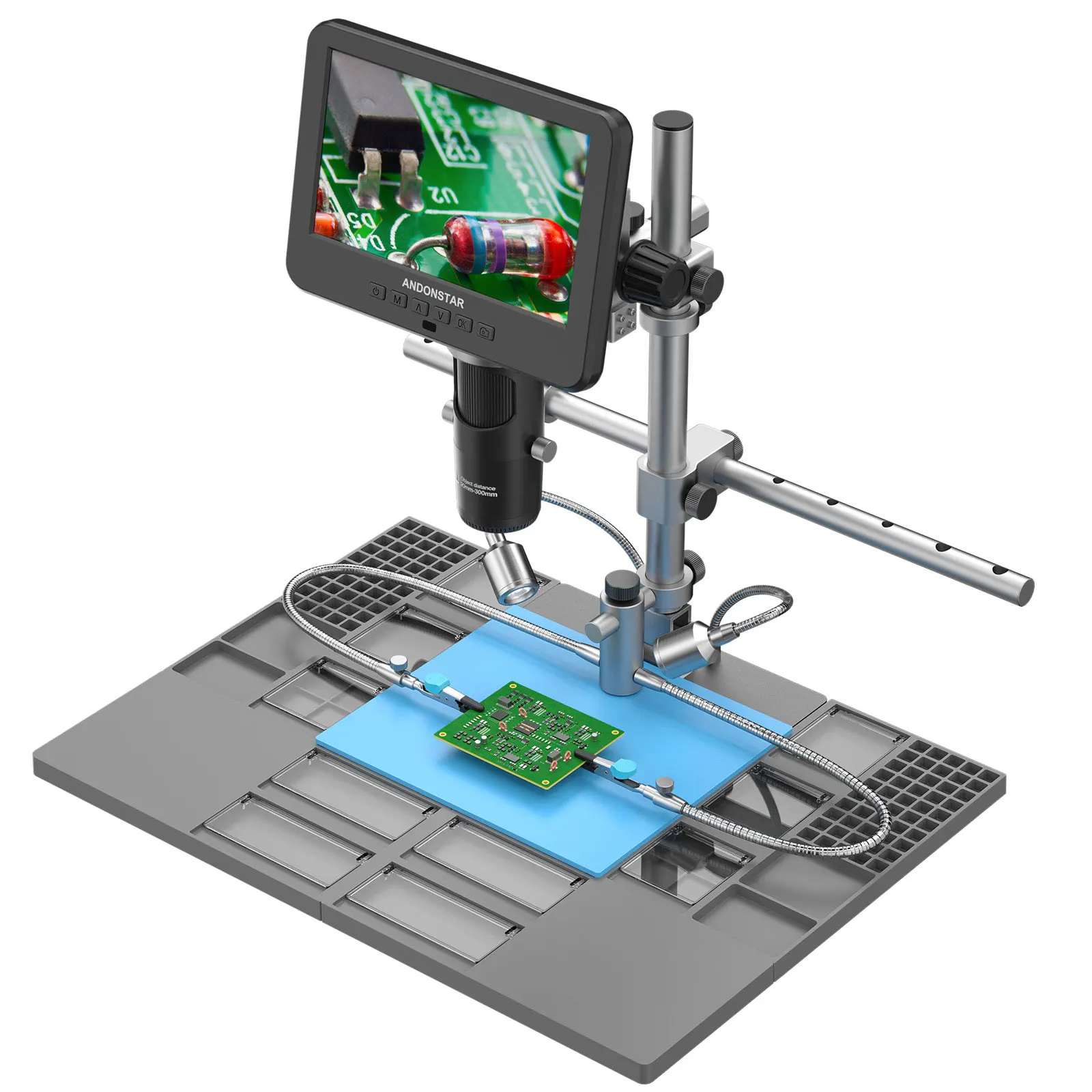 Andonstar AD246SM-Plus 高解像度デジタ - Digital Microscope With Screen 7 Inch のレビューと価格