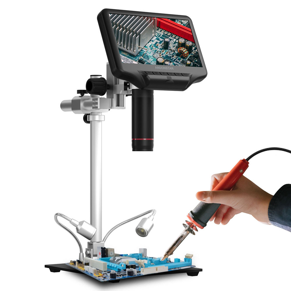 Andonstar AD407 PRO デジタル顕微鏡 7イ - Digital Microscope With Screen 7 Inch のレビューと価格