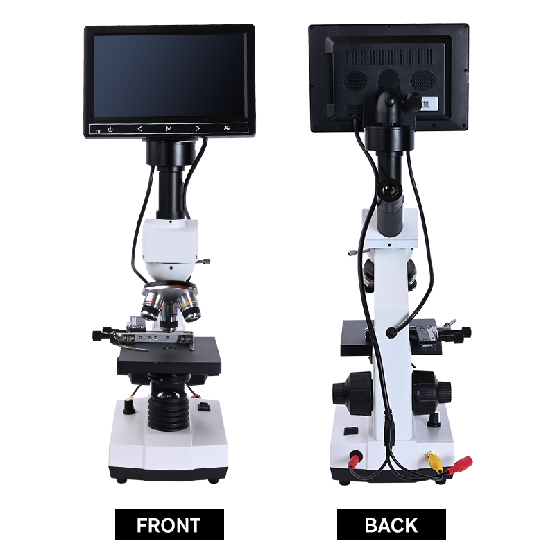 5MP HD プロフェッショナルダニ精子生物顕微鏡 LED  - Digital Microscope With Screen 7 Inch のレビューと価格