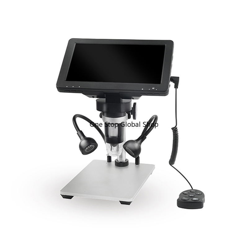 1200倍顕微鏡、7インチ画面付きコイン顕微鏡、有線リモコン - Digital Microscope With Screen 7 Inch のレビューと価格