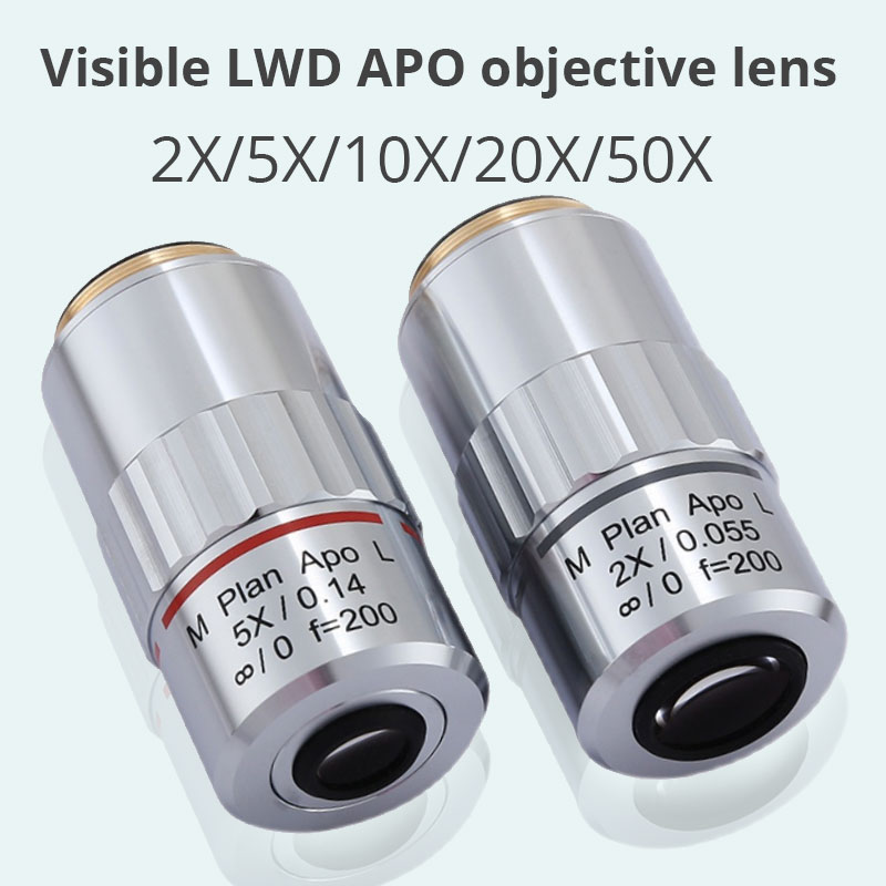 2/5/10/20/50X 可視 APO プランアポクロマー - Inspection Microscope Long Working Distance のレビューと価格