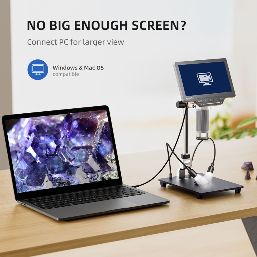 TOMLOV デジタルUSB顕微鏡 HDMI DM201 S - Metallurgical Microscope Inverted のレビューと価格