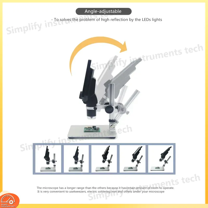 デジタル顕微鏡 12MP 7 インチ HD LCD スクリー - Digital Microscope With Screen 7 Inch のレビューと価格