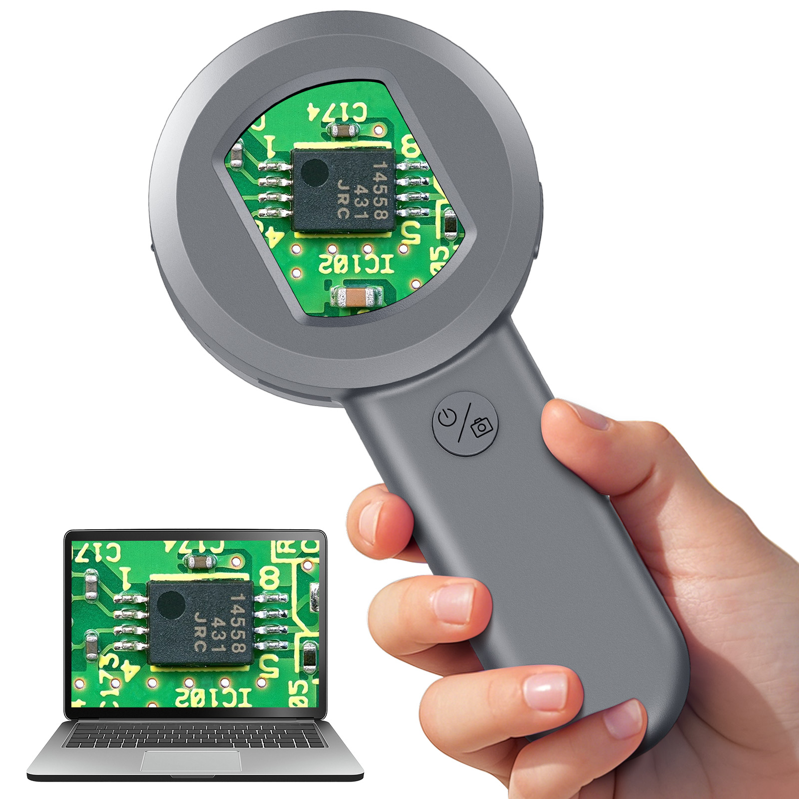 子供用大人用顕微鏡 1000X デジタル拡大鏡 ライト付き  - Usb Microscope 1000X Digital のレビューと価格
