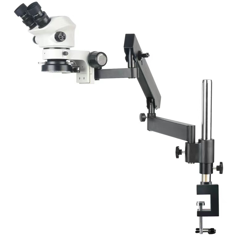 連続レンズ、7～50倍ズーム、45度傾斜、可動式アーム、ステ - Microscope Boom Stand Articulating のレビューと価格