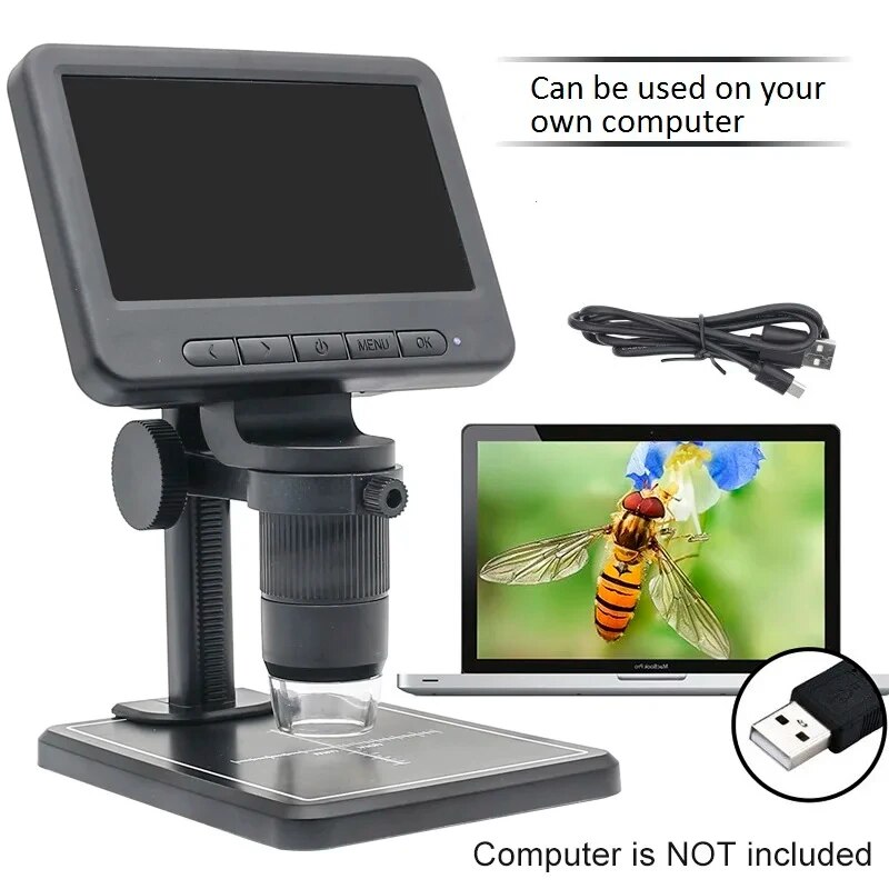 電子機器用デジタル顕微鏡,1000x,照明付き電子機器,wi - Usb Microscope 1000X Digital のレビューと価格