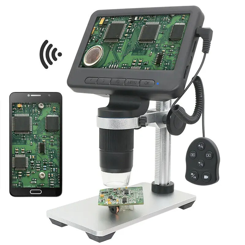 電子機器用デジタル顕微鏡,1000x,照明付き電子機器,wi - Usb Microscope 1000X Digital のレビューと価格