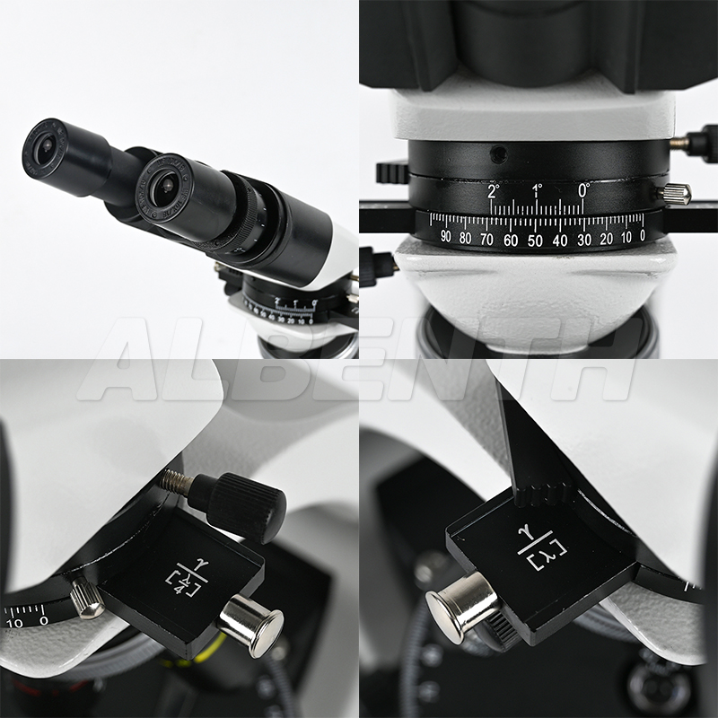 アルバント 40倍-1000倍 双眼/三眼偏光顕微鏡、研究室 - Polarizing Microscope Binocular のレビューと価格