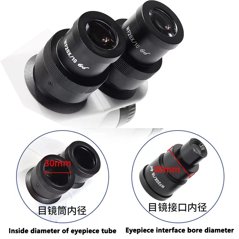 20X/10接眼レンズプロフェッショナル実体顕微鏡、双眼三眼 - Polarizing Microscope Binocular のレビューと価格