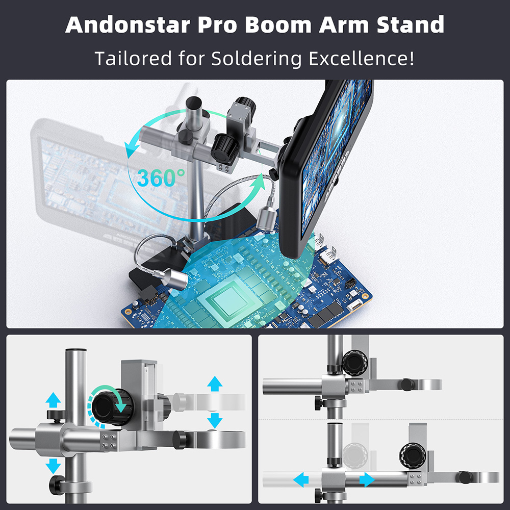 Andonstar 最初の 4K 60FPS AD210S- - Digital Microscope 4K Hdmi 2000X のレビューと価格