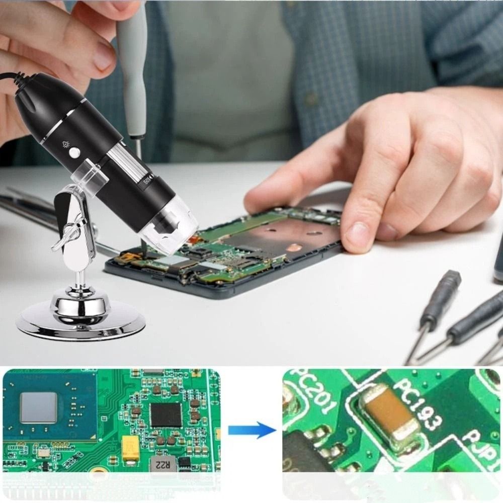 3in1 USBデジタル顕微鏡、携帯型、1600倍/1000 - Usb Microscope 1000X Digital のレビューと価格