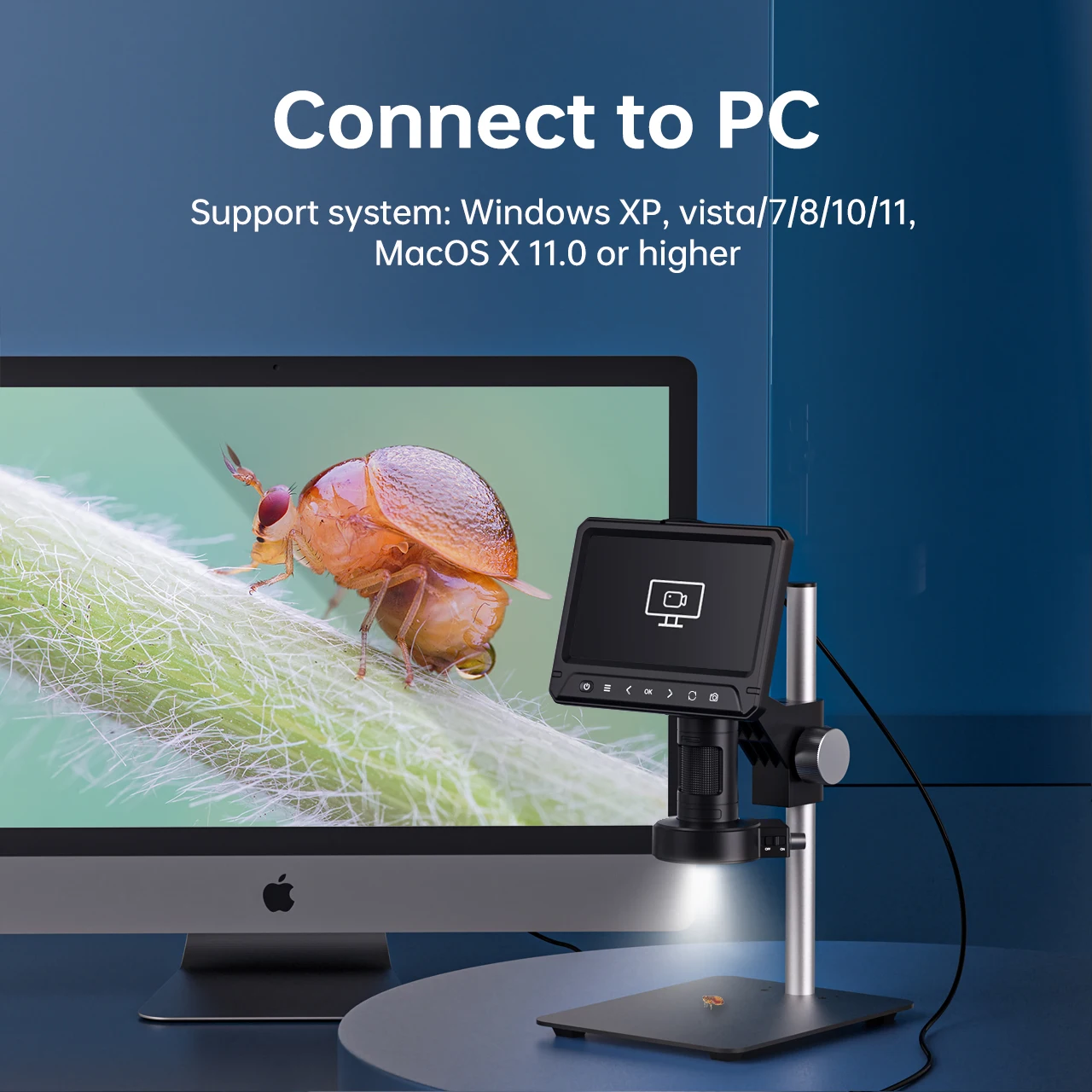 OEM/ODM 12MP 7インチタッチスクリーン 1200 - Digital Microscope With Screen 7 Inch のレビューと価格
