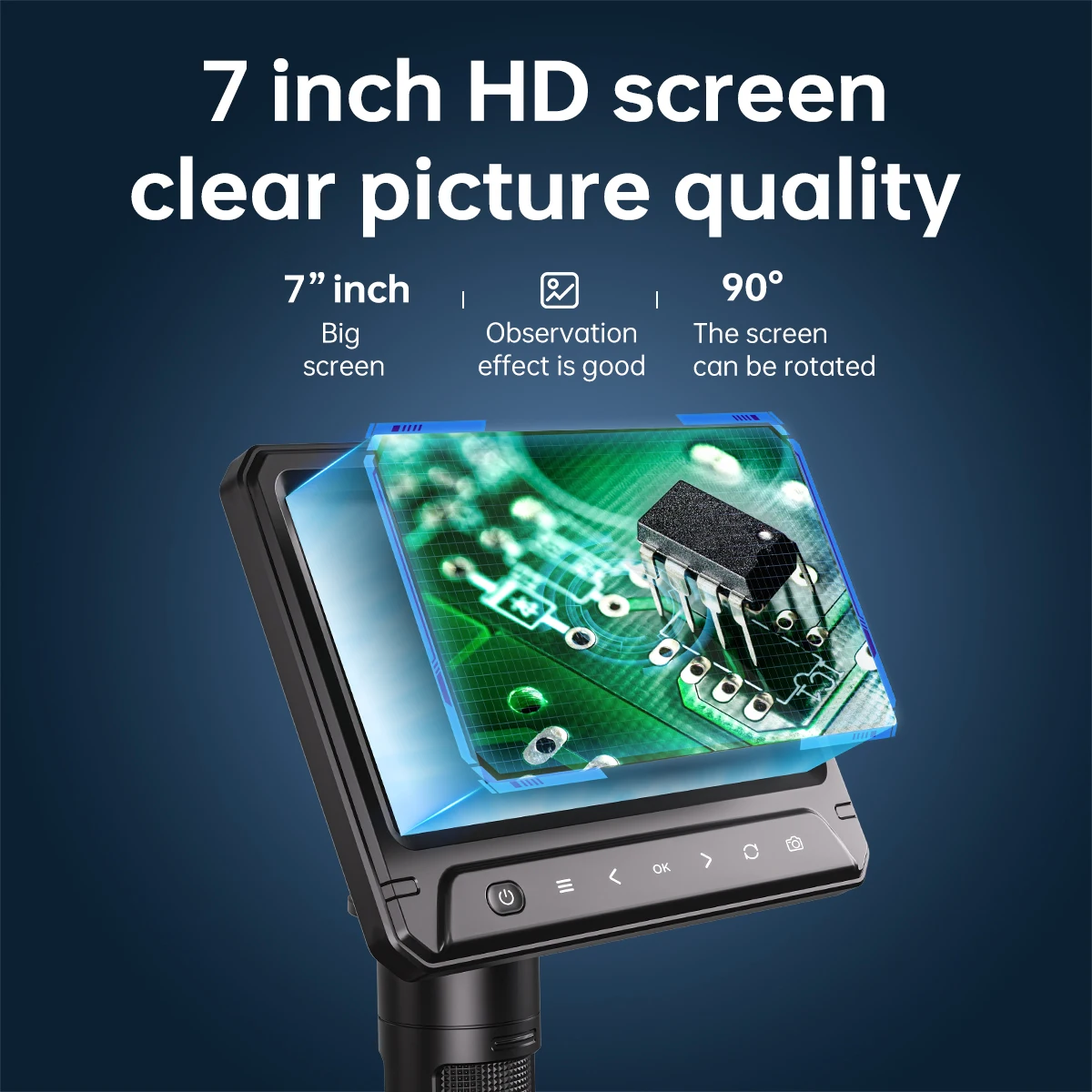 OEM/ODM 12MP 7インチタッチスクリーン 1200 - Digital Microscope With Screen 7 Inch のレビューと価格