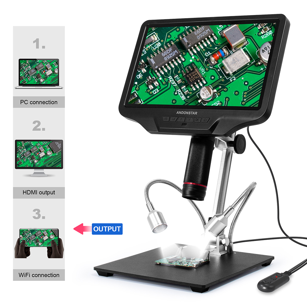 Andonstar-AD409 hdmiデジタル顕微鏡,電子 - Metallurgical Microscope Inverted のレビューと価格