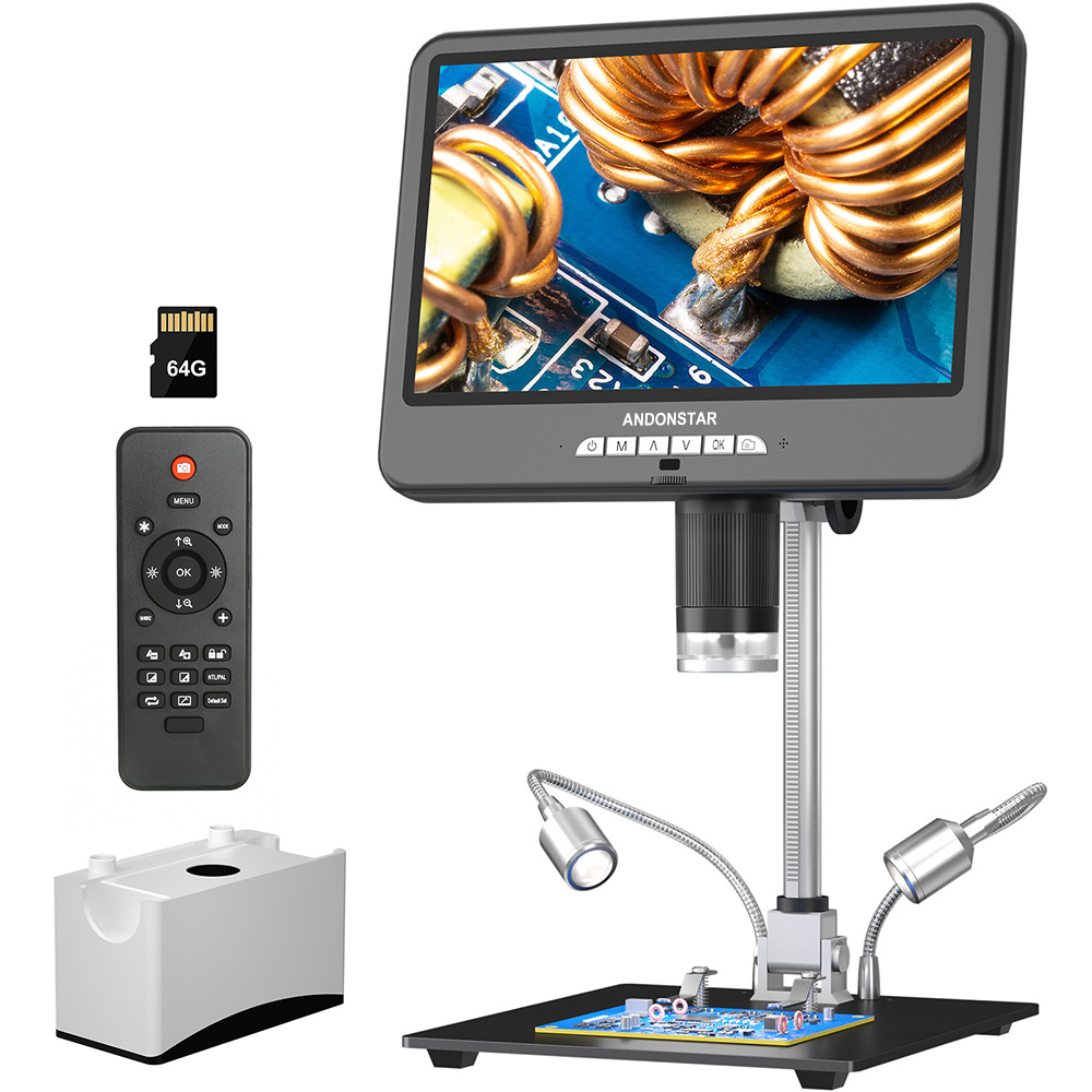 Andonstar AD210S 10.1インチ 4K 60 - Digital Microscope 4K Hdmi 2000X のレビューと価格
