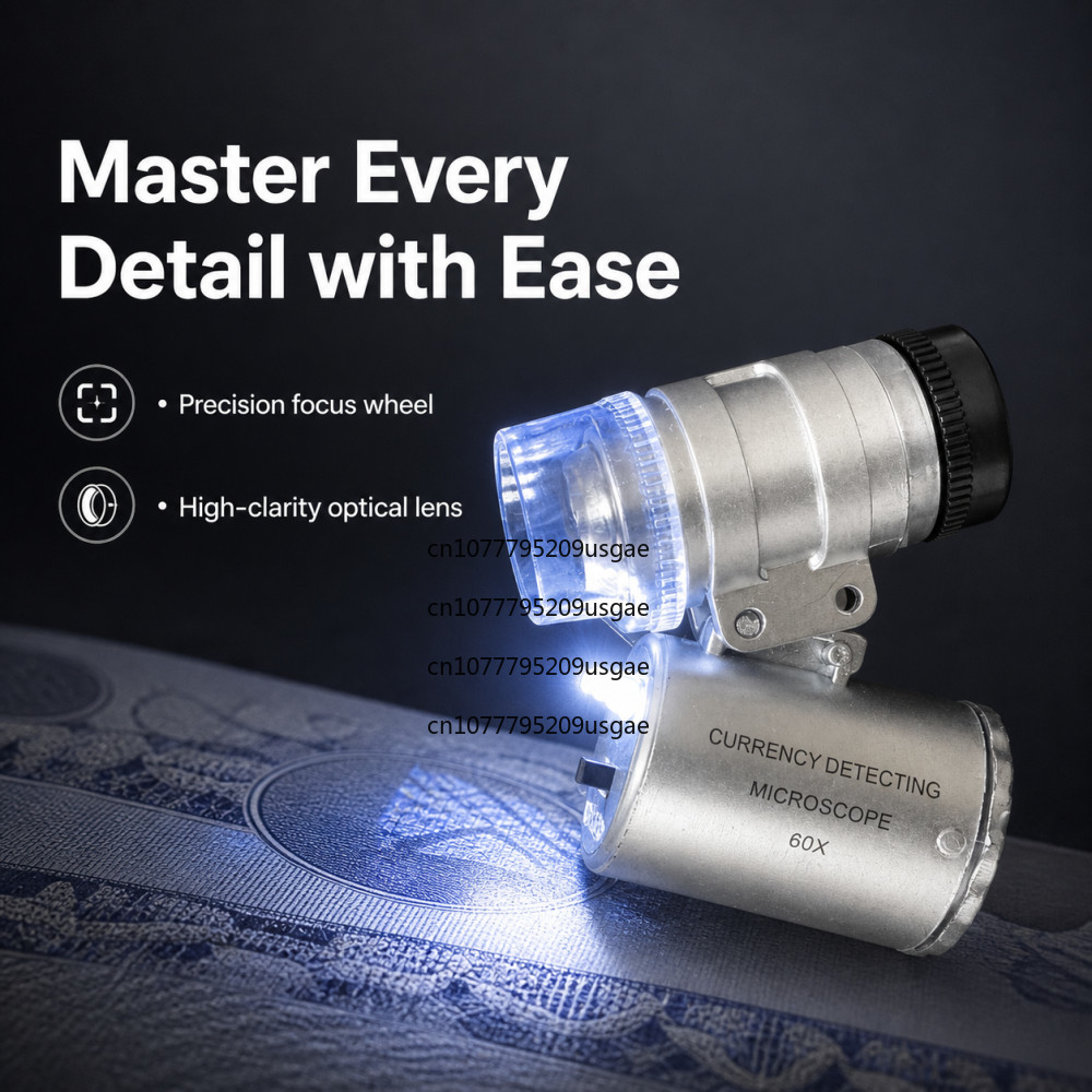 60倍 ジュエリーアイルーペ LED UVライト付き ポケッ - Gem Microscope Jeweler のレビューと価格