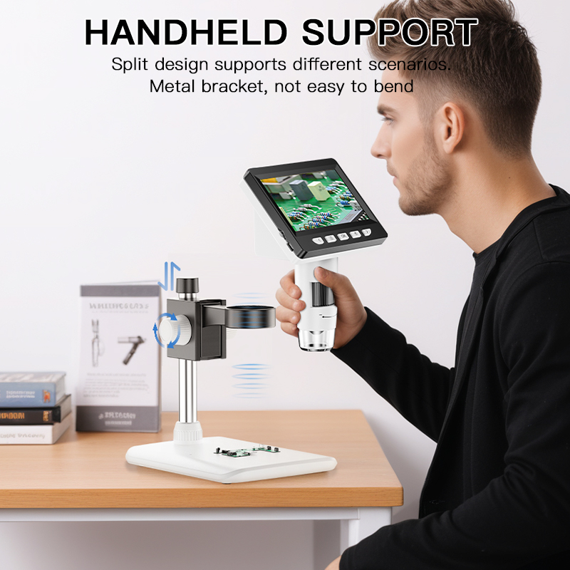 4.3インチIPSスクリーン付きデジタル顕微鏡 1600Xコ - Metallurgical Microscope Inverted のレビューと価格