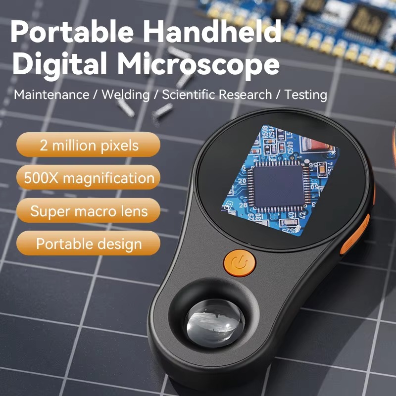 500X ハンドヘルドデジタル顕微鏡 2 インチ IPS ス - Metallurgical Microscope Inverted のレビューと価格