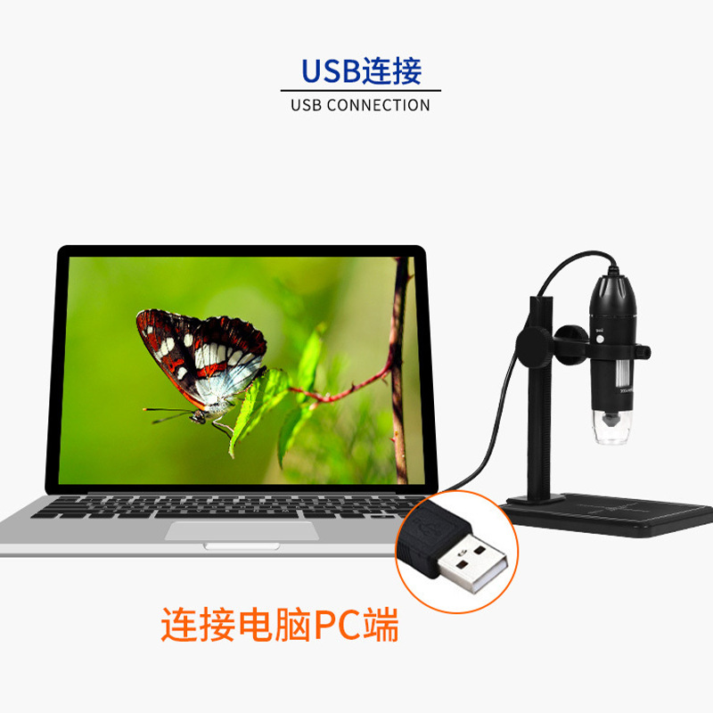 デジタル顕微鏡 ワイヤレスポケットハンドヘルドUSB顕微鏡  - Usb Microscope 1000X Digital のレビューと価格