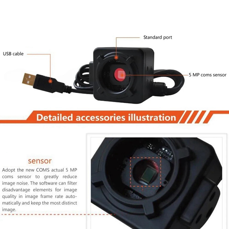 5MP Cマウント顕微鏡工業用デジタルカメラUSB 2.0  - Digital Microscope 5Mp Usb C Mount のレビューと価格