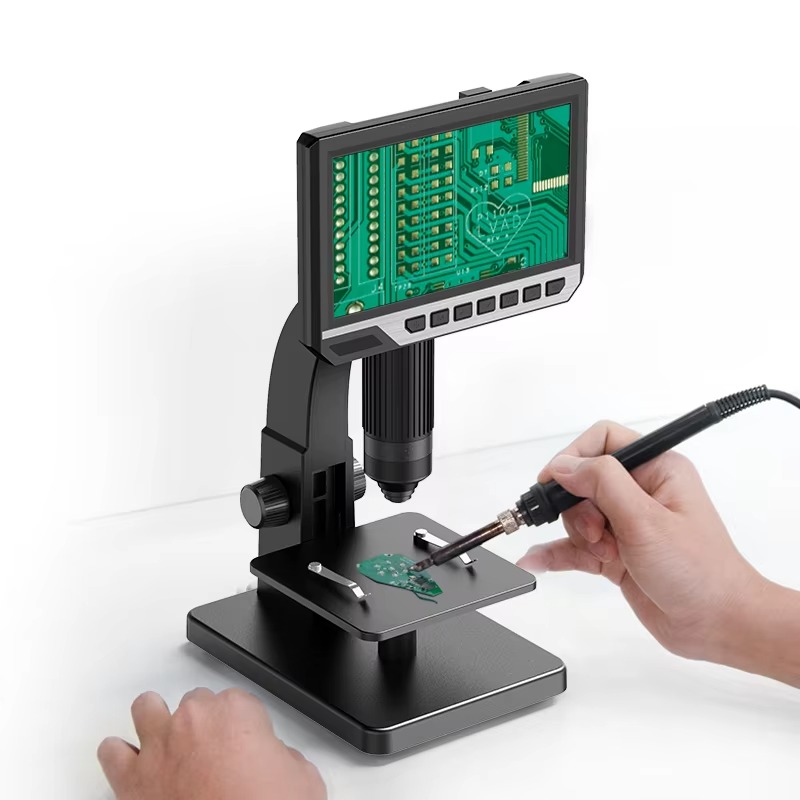 オンラインで購入する2000倍拡大カメラ、7インチLCDスク - Digital Microscope With Screen 7 Inch のレビューと価格
