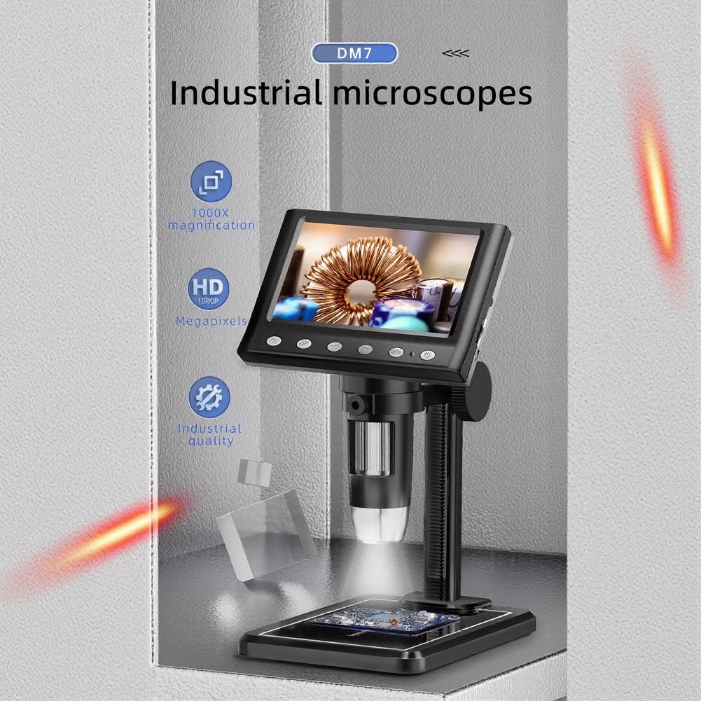 デジタル顕微鏡 4.3 インチ HD 1080P 50X-1 - Usb Microscope 1000X Digital のレビューと価格
