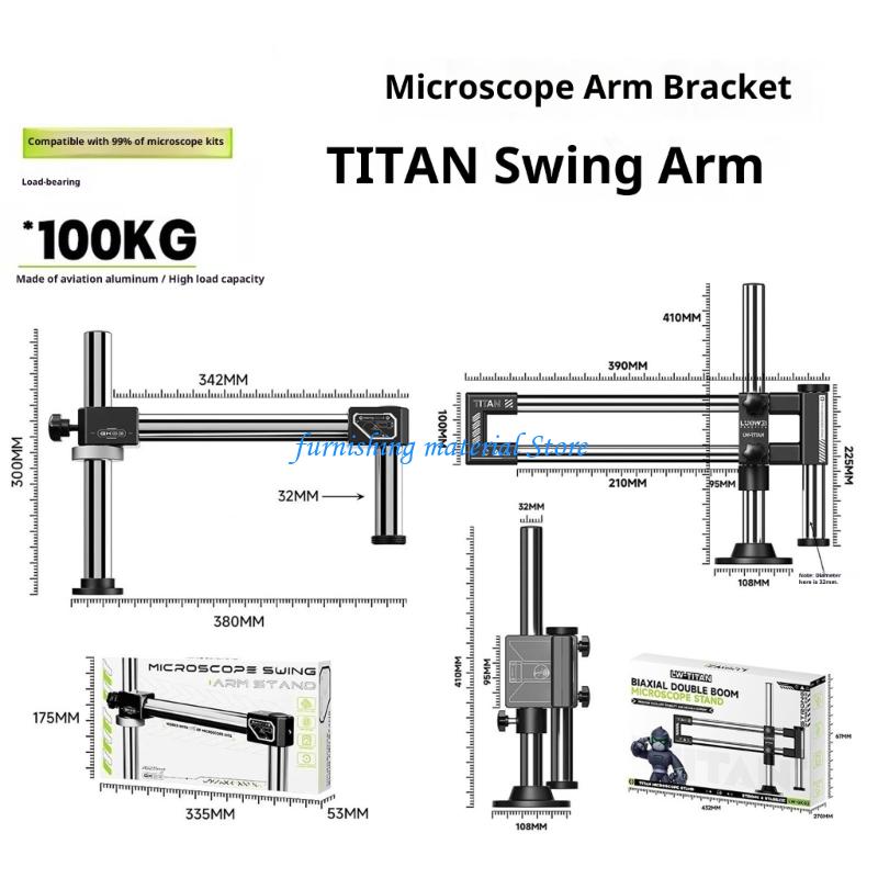 Y5GD ダブルアームブームスタンド全回転関節アーム産業用ワ - Microscope Boom Stand Articulating のレビューと価格
