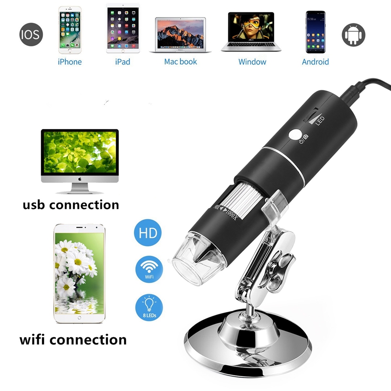 2in1 WiFi デジタル 1000x USB 顕微鏡 8 - Usb Microscope 1000X Digital のレビューと価格