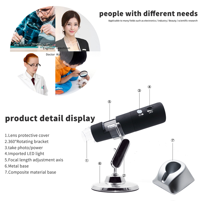 2in1 WiFi デジタル 1000x USB 顕微鏡 8 - Usb Microscope 1000X Digital のレビューと価格