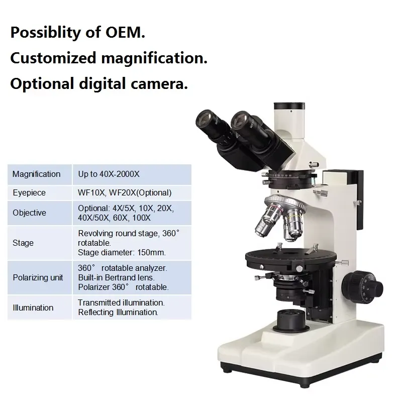 Boshida PL1506 40倍～2000倍 デジタル岩 - Polarizing Microscope Binocular のレビューと価格