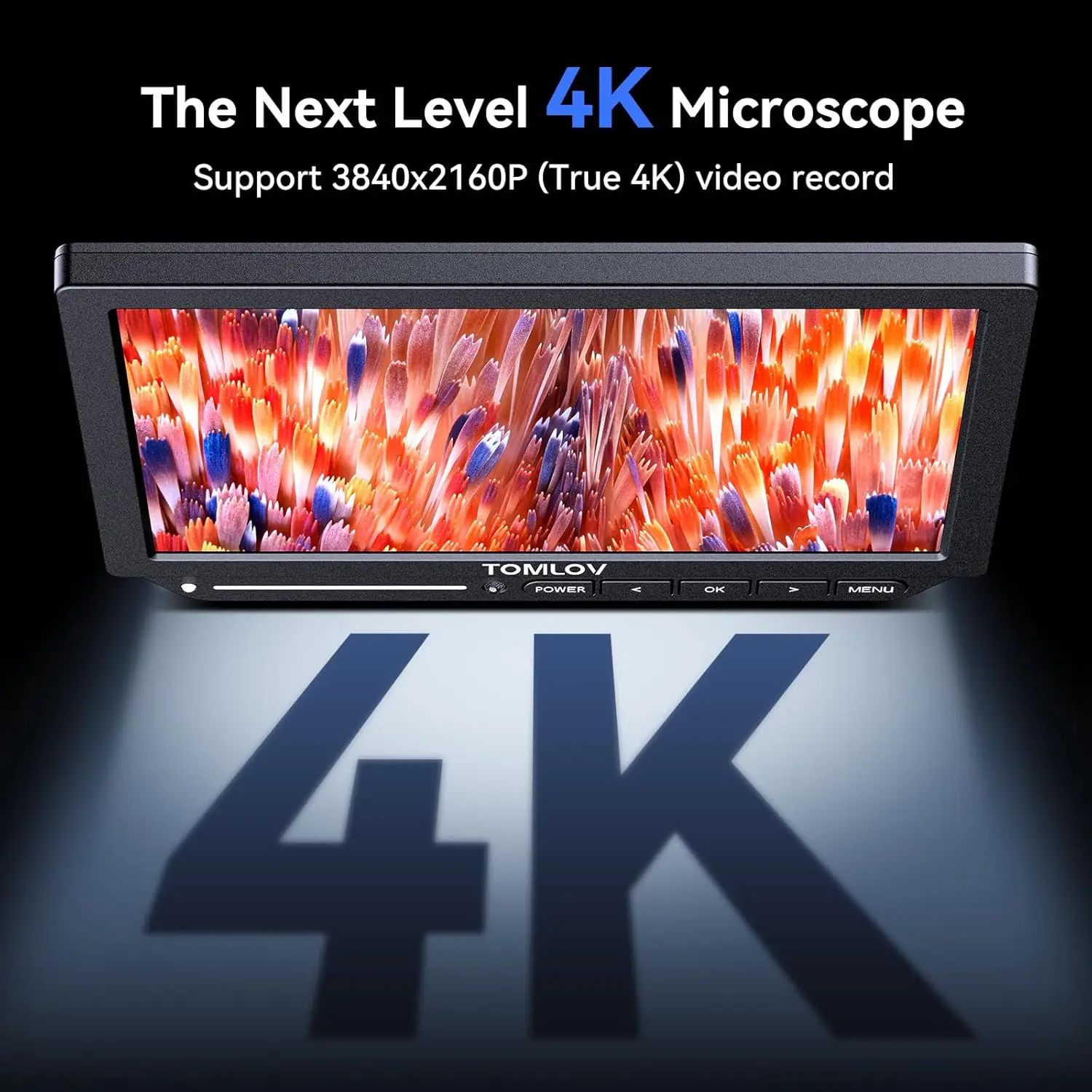 TOMLOV 4K デジタル顕微鏡オートフォーカス 2000 - Digital Microscope 4K Hdmi 2000X のレビューと価格